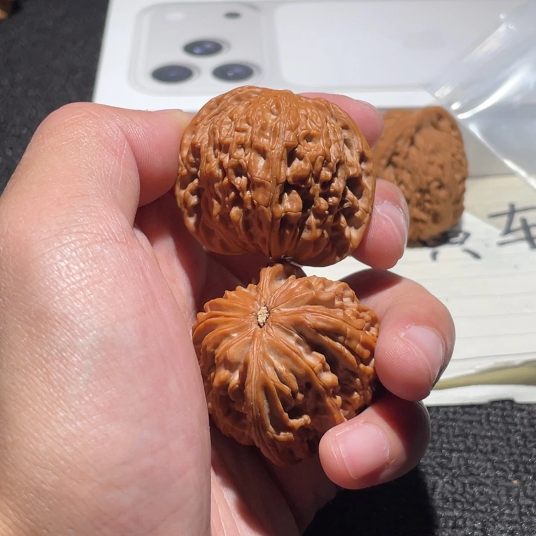 风***吹文玩核桃吊坠41全品房山山地磨