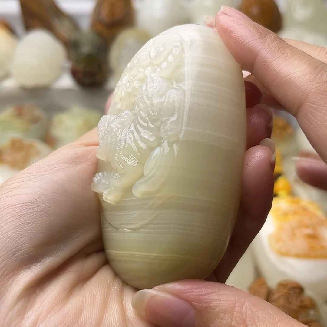 石材方解石手把摆件不退换虎