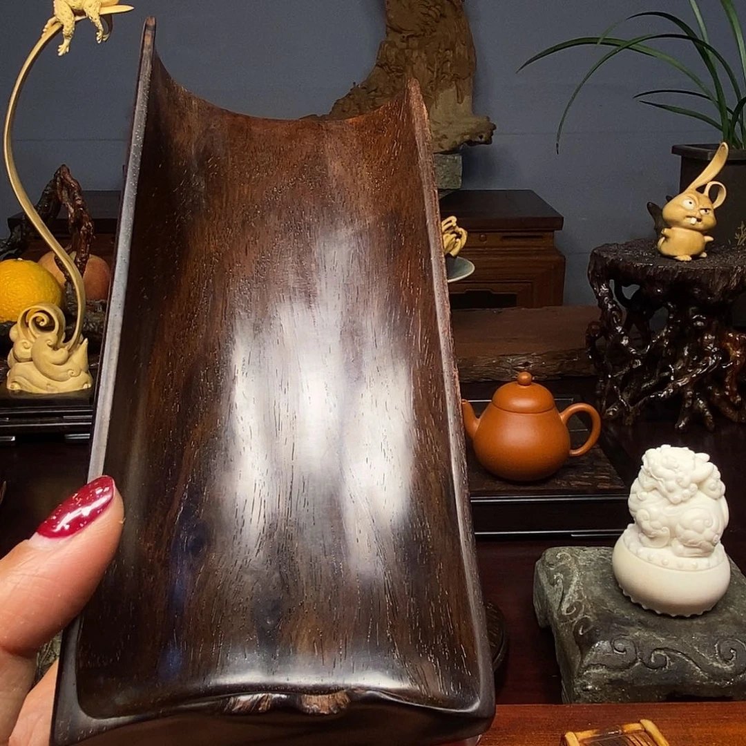 交趾黄檀（大红酸枝）啊*茶周边器物茶则
