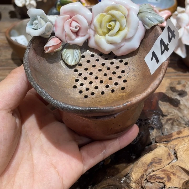 手工制作陶瓷茶具茶杯青蛙