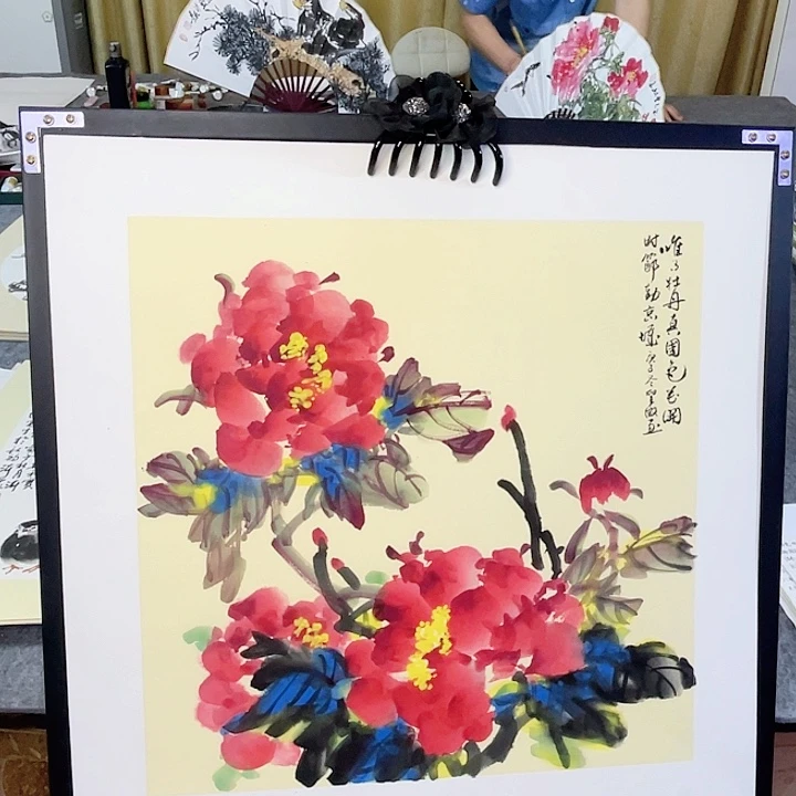 国画张圣敏先生纯手绘作品