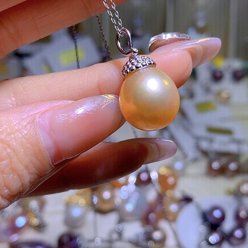 【闪购商品】淡水珍珠吊坠合金