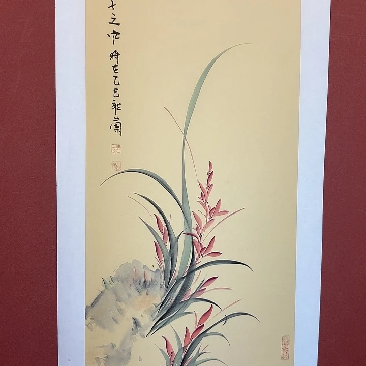 国画听兰老师花鸟