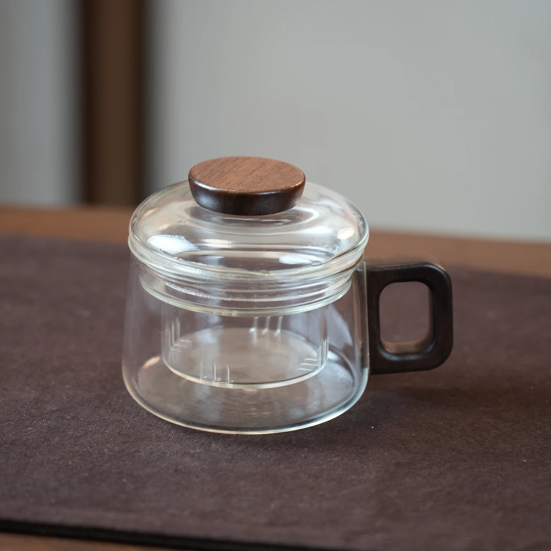 【苏班长严选】吨吨杯·办公室泡茶神器200ml茶水分离杯高硅硼玻璃