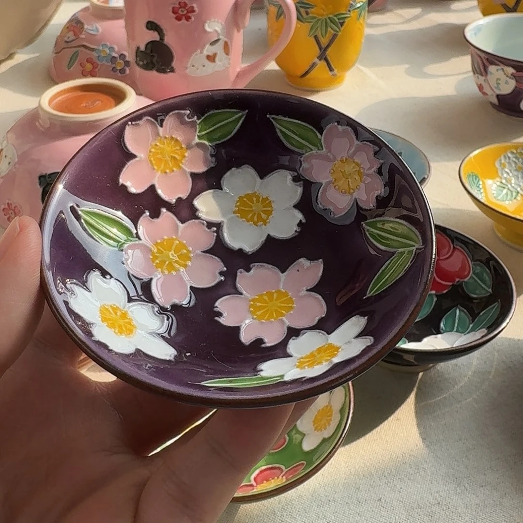 瓷清水烧交趾釉茶盏
