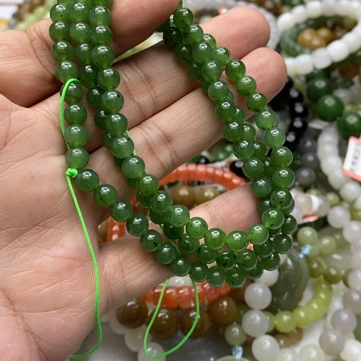 南红玛瑙未镶嵌手链