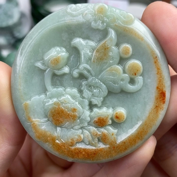 颈饰未镶嵌翡翠吊坠