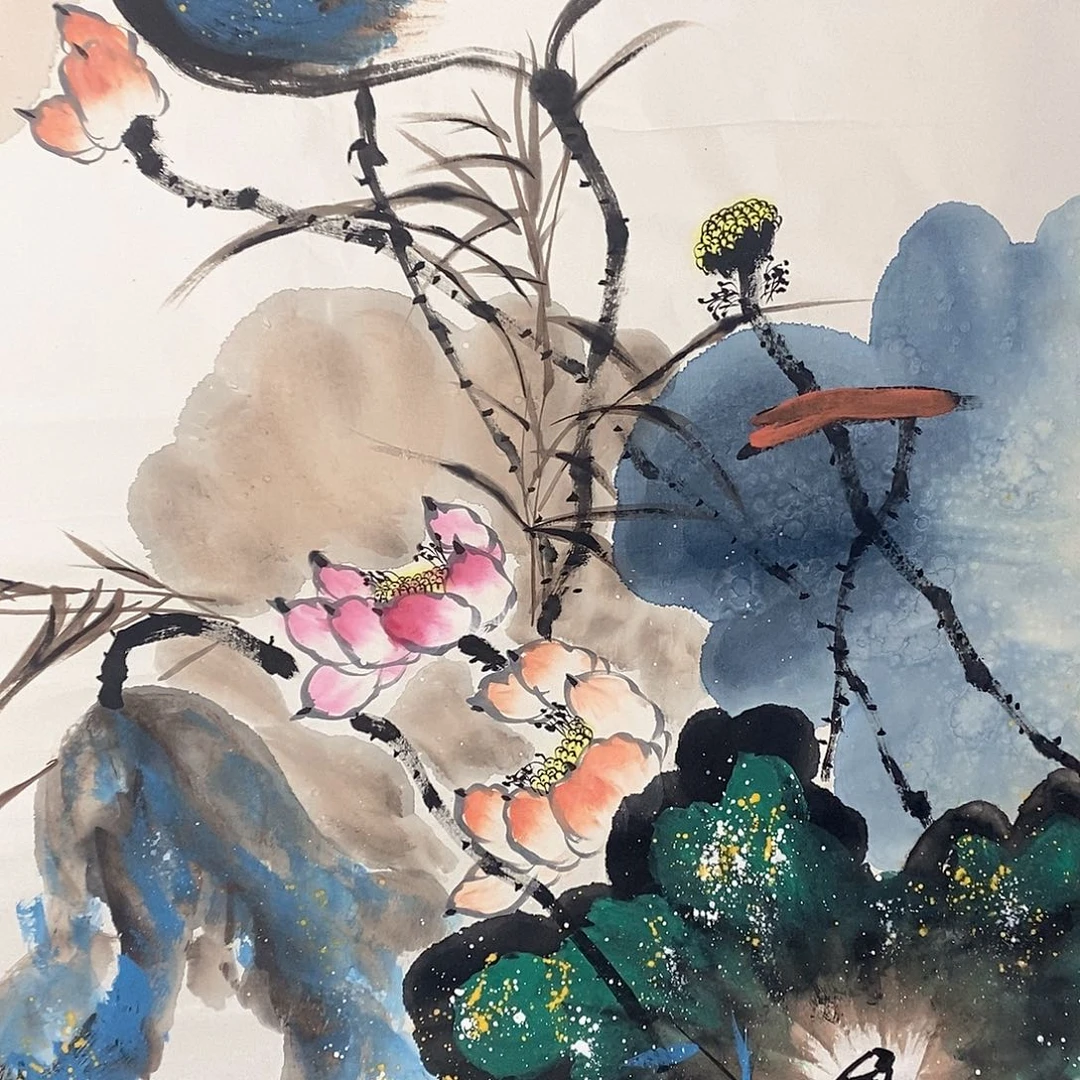 国画国画作品手绘