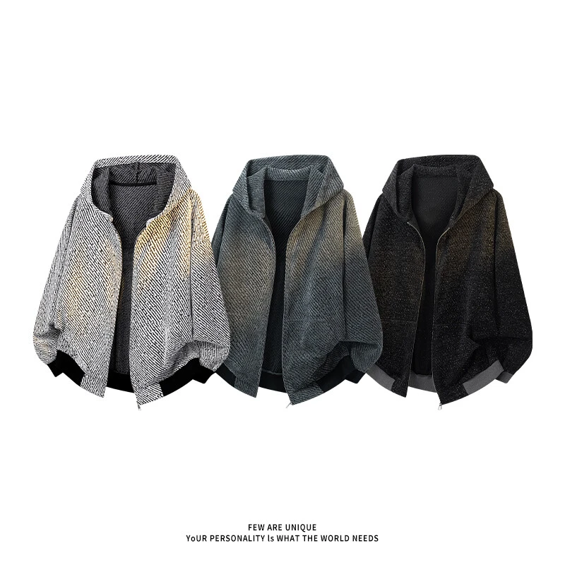 春季新款T连帽休闲宽松条纹运动卫衣男女男士时尚百搭情侣复古