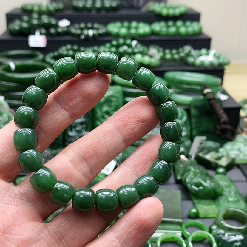 【闪购商品】和田玉（碧玉）手链未镶嵌