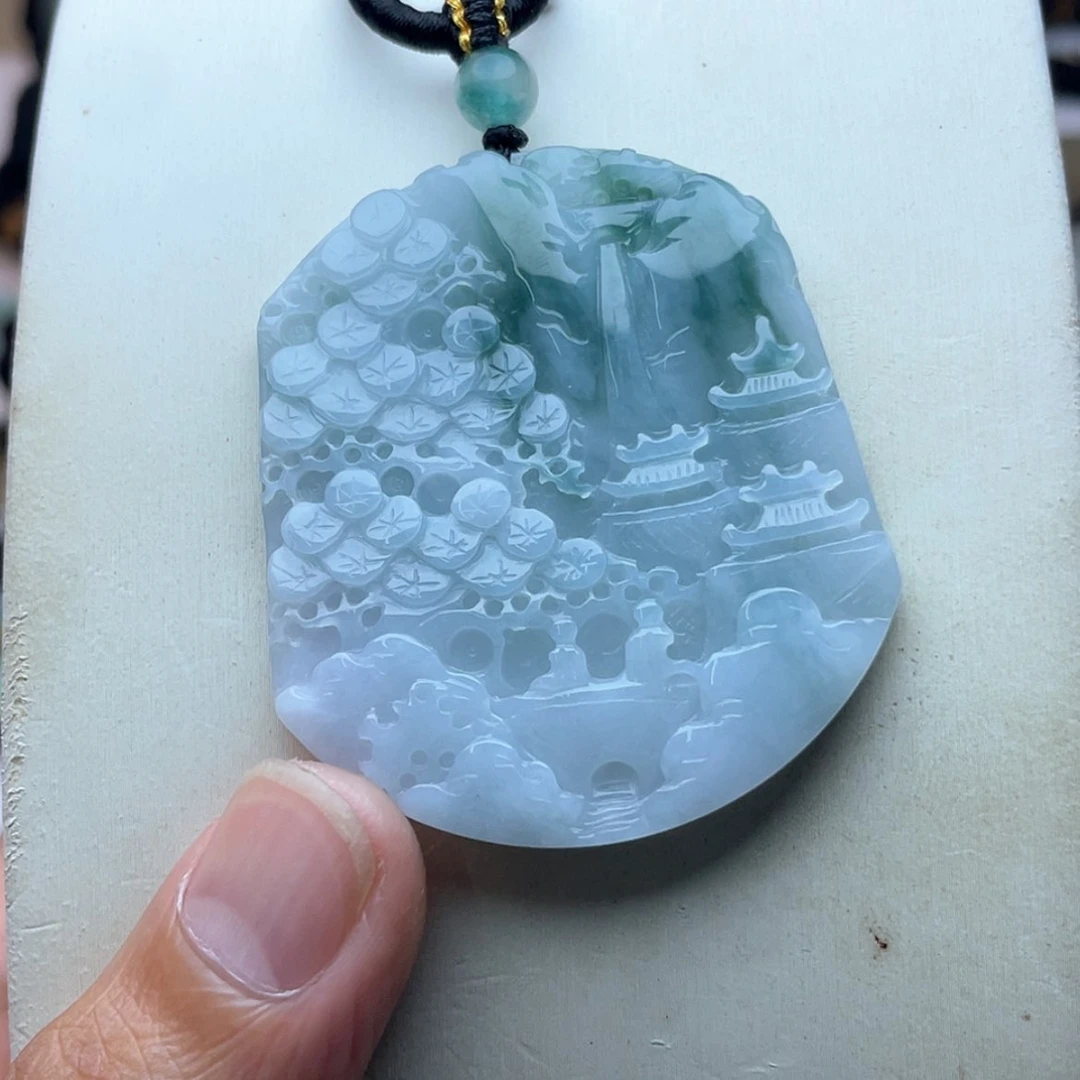 【闪购商品】颈饰未镶嵌翡翠诗**新翡翠