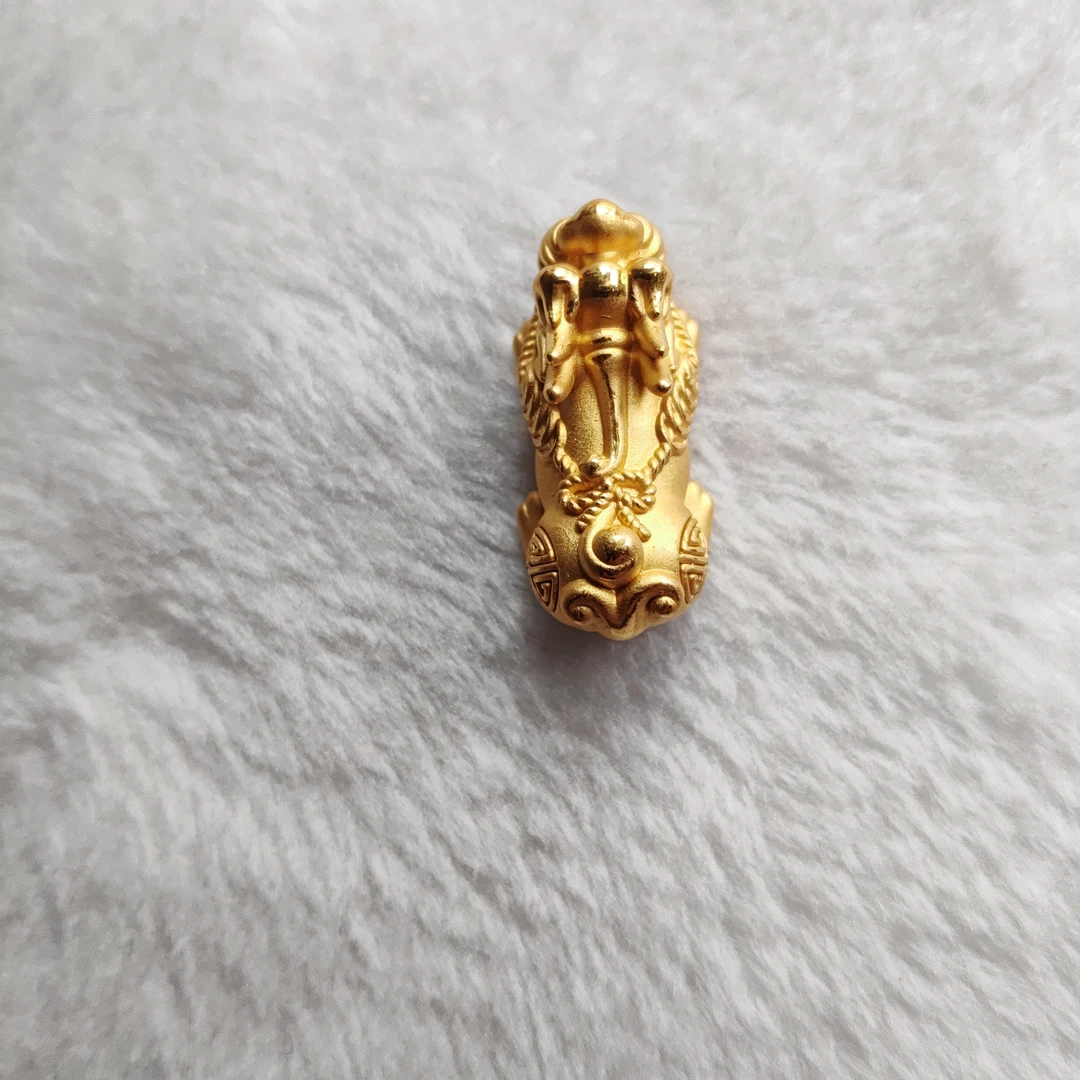 金元宝足金999貔貅珠子首饰