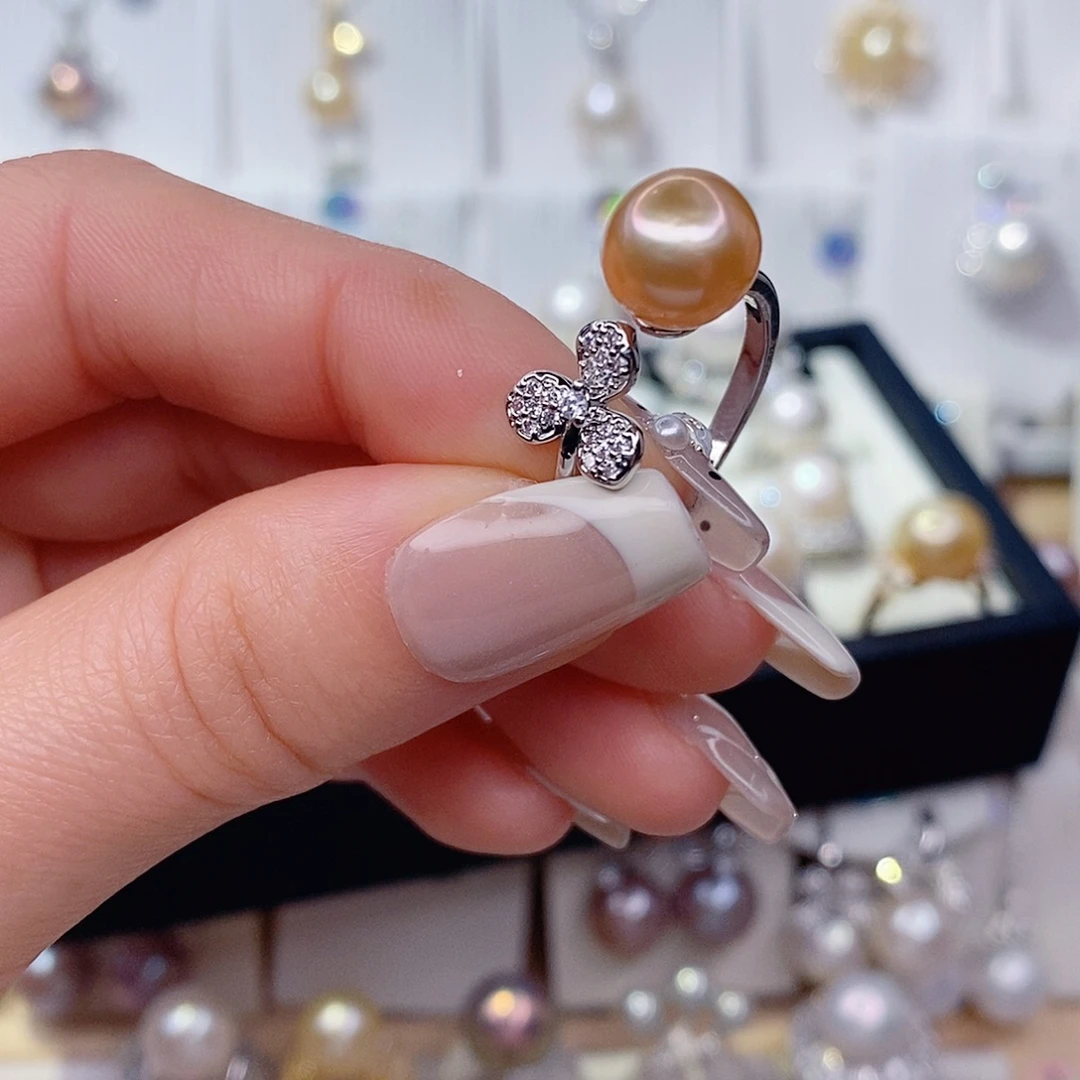 未镶嵌戒指淡水珍珠