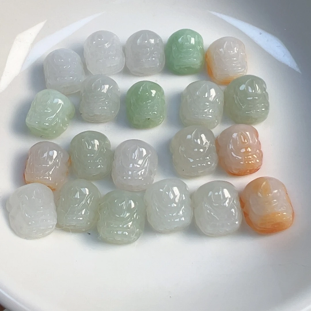 翡翠散珠翡翠貔貅一个可挑