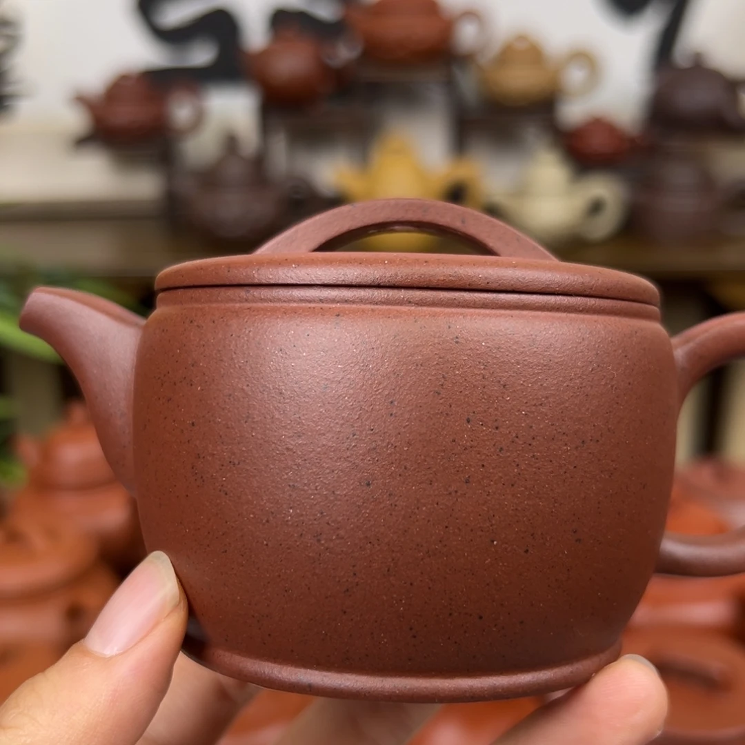 紫砂茶壶紫砂壶汉瓦紫泥200cc