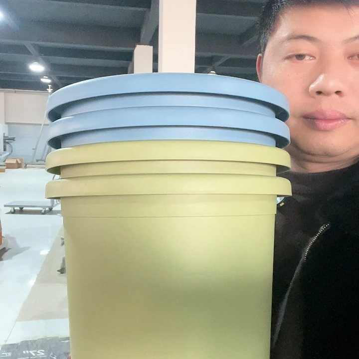 塑料圆4号绿十蓝各2个无托