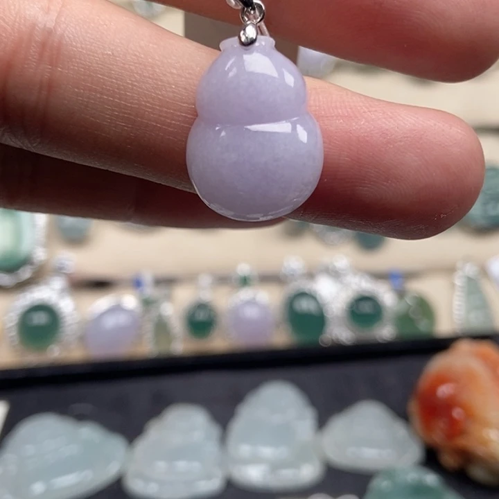 翡翠银S925镶嵌项链