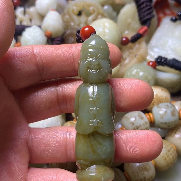 未镶嵌和田玉挂件海**鸿