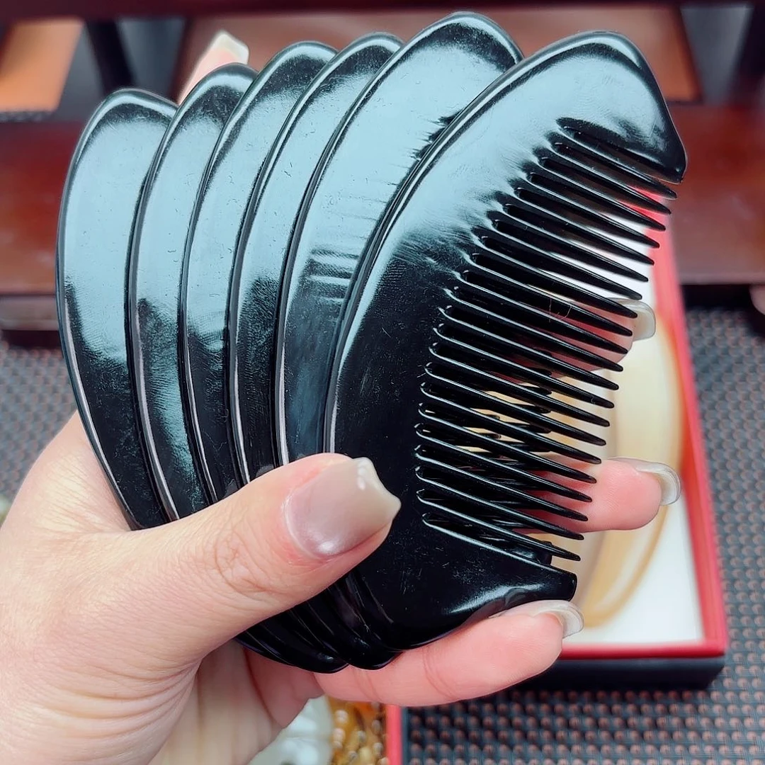 纯天然手工制作牛角梳子