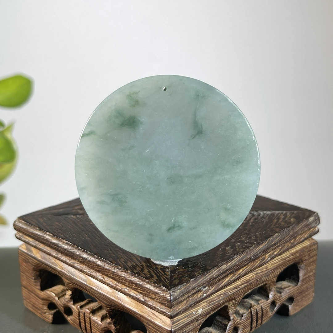 JTA20-59 天然缅甸A货翡翠 无事牌