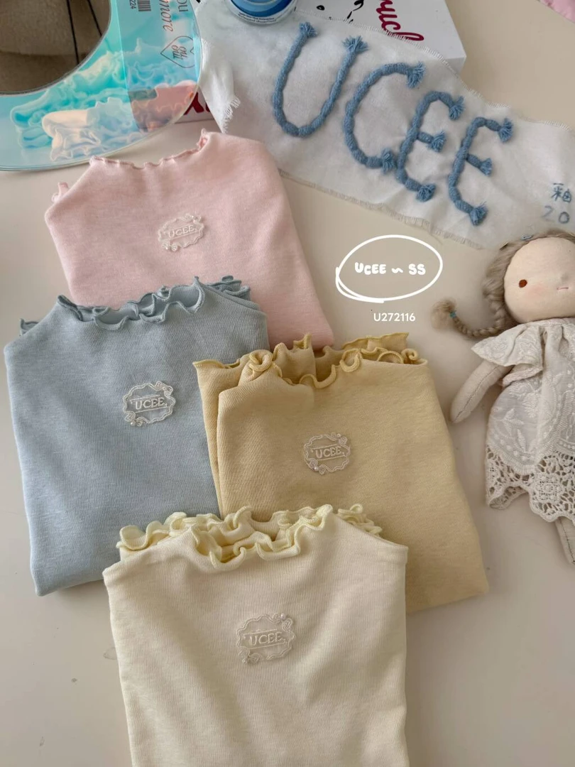 【糯叽叽打底衫】女童百搭花边领上衣（YX-272116-春C）汉服