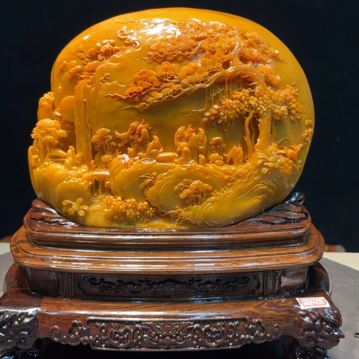 禅***生寿山石寿山石摆件