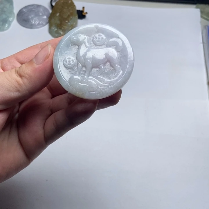 颈饰未镶嵌翡翠狗狗10