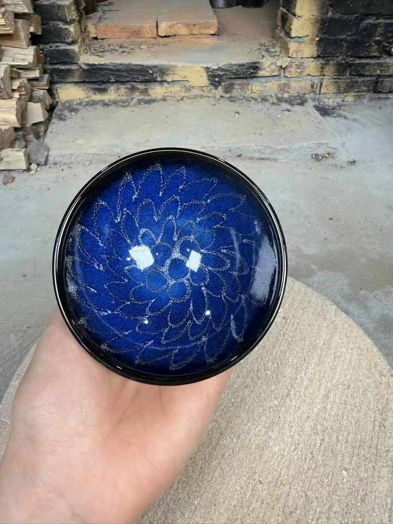 高端茶器 莲花杯 天目