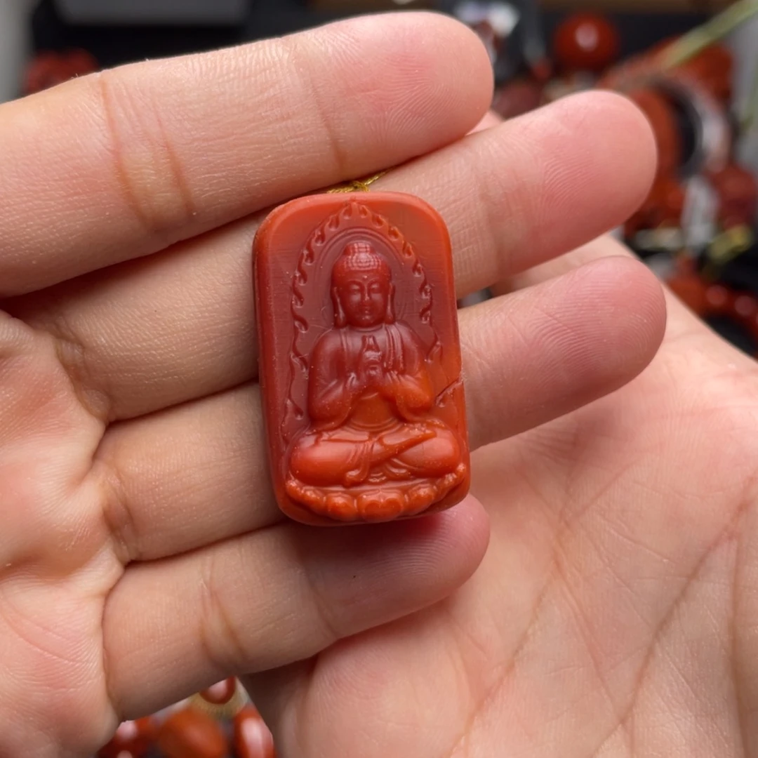 【闪购商品】未镶嵌阿弥陀佛南红玛瑙