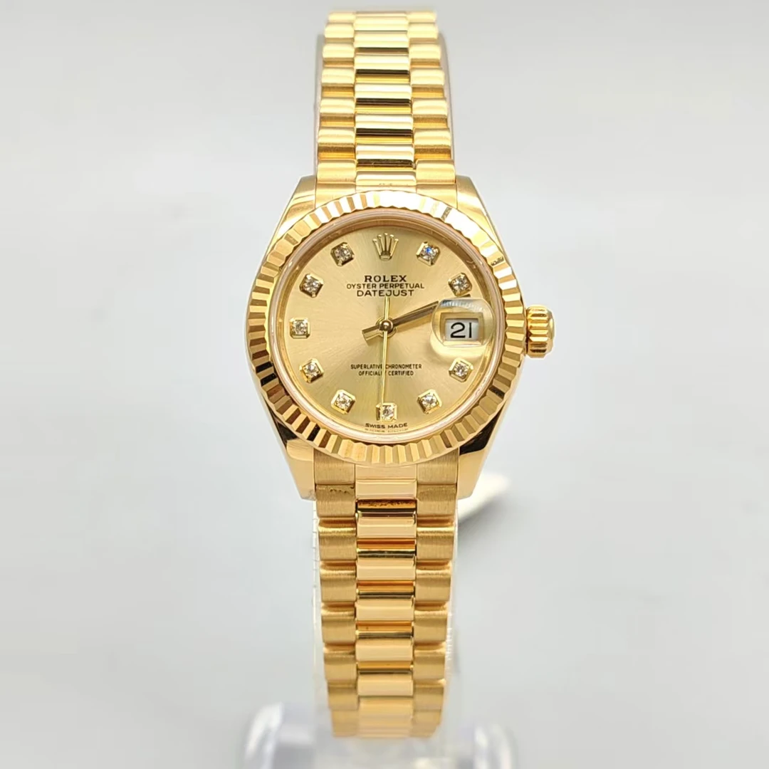 99新 Rolex/劳力士 日志型279178自动机械腕表28mm原钻/17年全套