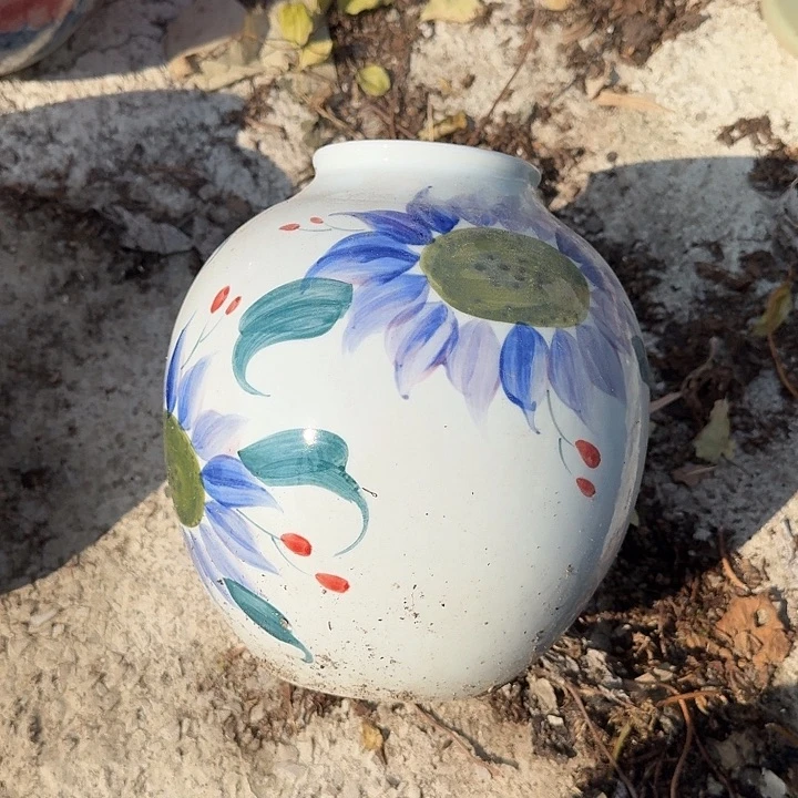 微瑕景德镇手工陶瓷花瓶