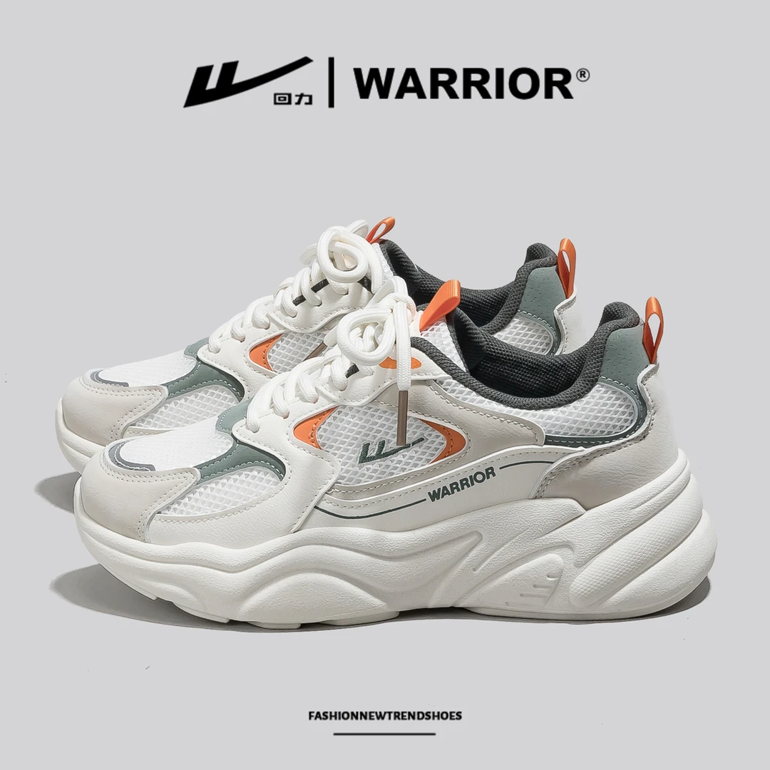 回力女鞋轻便跑步运动鞋2025夏季网面设计百搭休闲老爹鞋潮4992Z