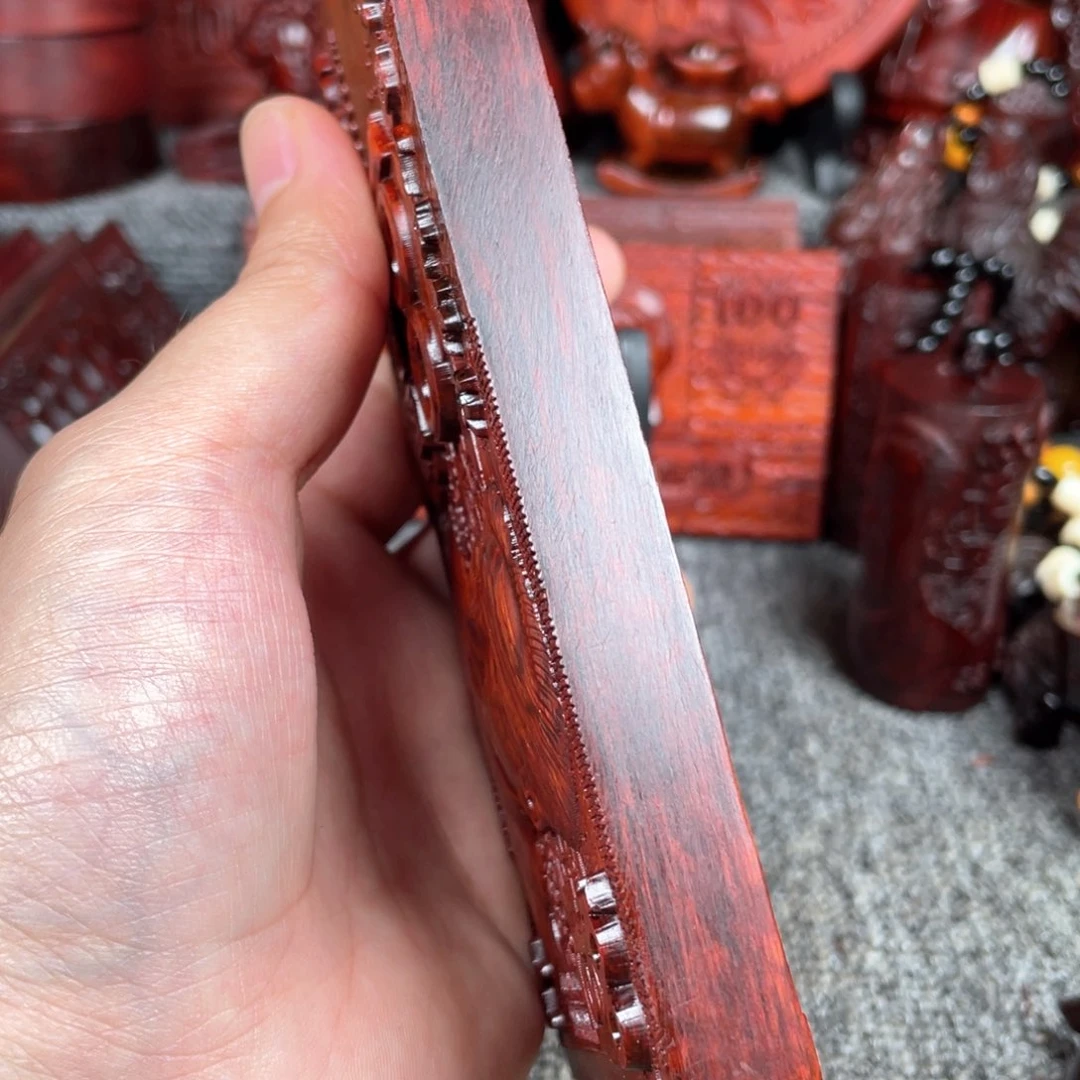 木紫檀木加厚款一个大人物小摆件送支架