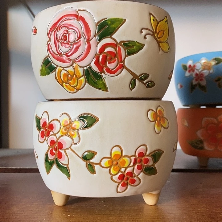 外13内11.5高10左右，纯手工制作，一单包邮