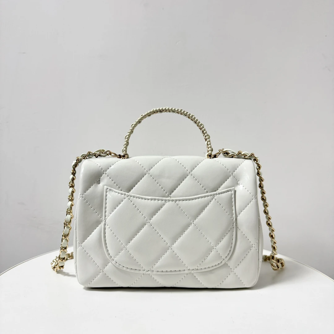 A238乘风· 探索全球奢品名包【白色-手提方胖子】