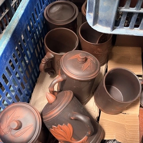 微瑕，不能明火，带盖杯子默认发2个