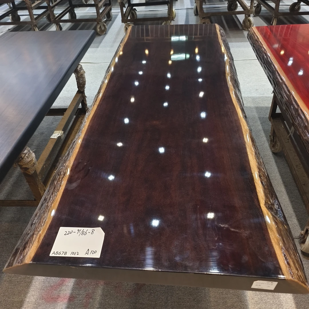 非洲进口原木大板茶桌