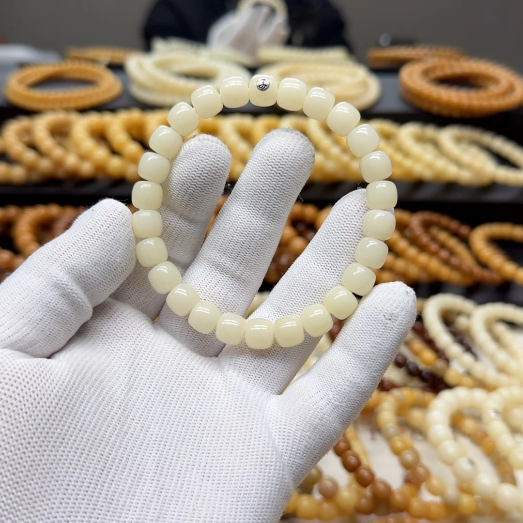 菩提根/象牙果手串8×9 5年 霜降 鬼工