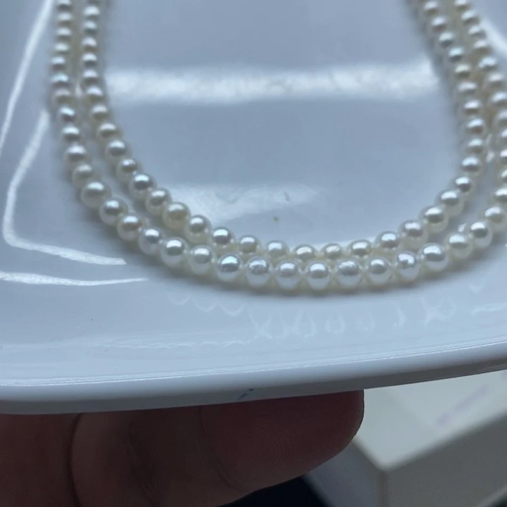 合金淡水珍珠颈饰