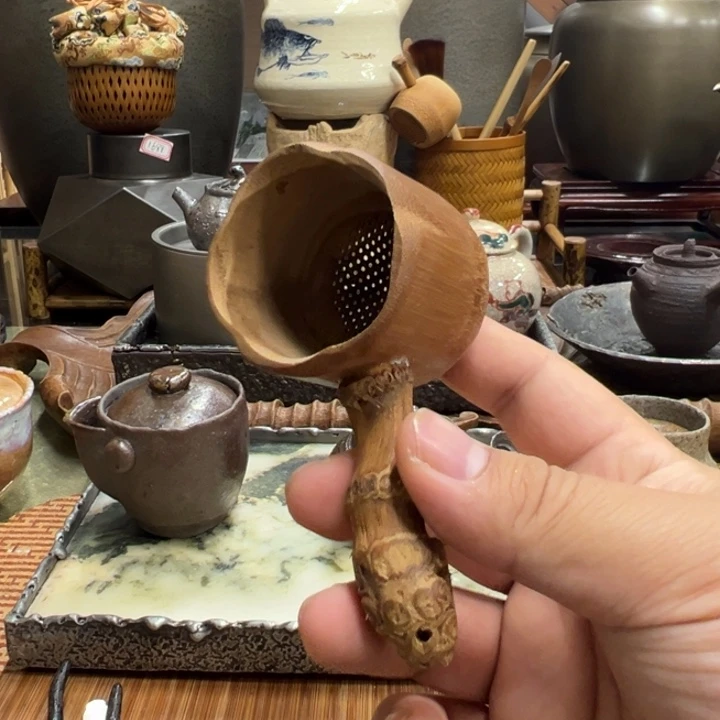 一个竹子的茶漏尴尬哈哈哈