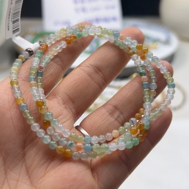 定制翡翠未镶嵌11卡3.8