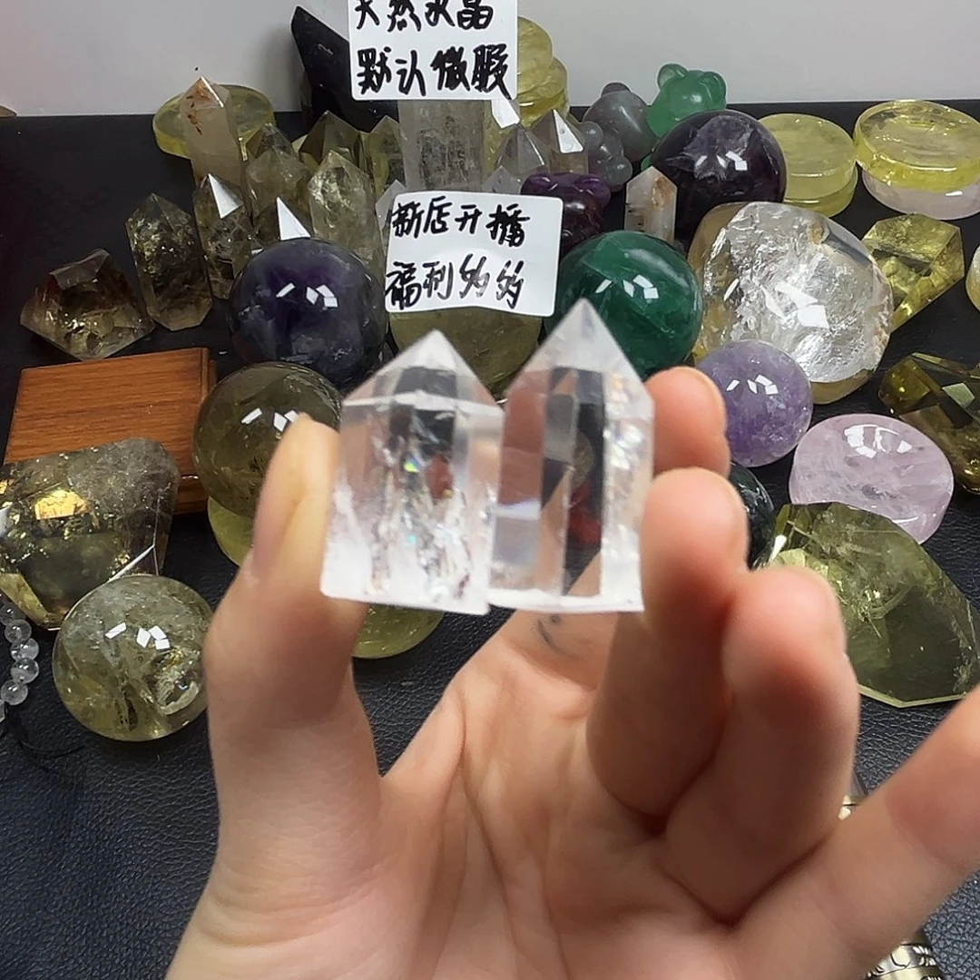 珠宝半成品紫晶未镶嵌302水晶石