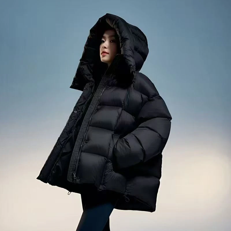 鹅绒服女款现货100%白鹅绒正品轻薄短款羽绒服新款超厚