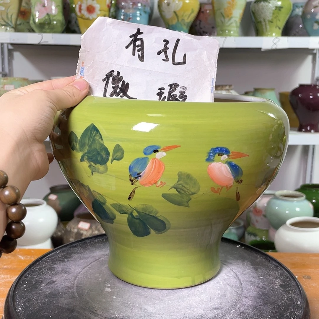 景德镇陶瓷花盆花器暇256