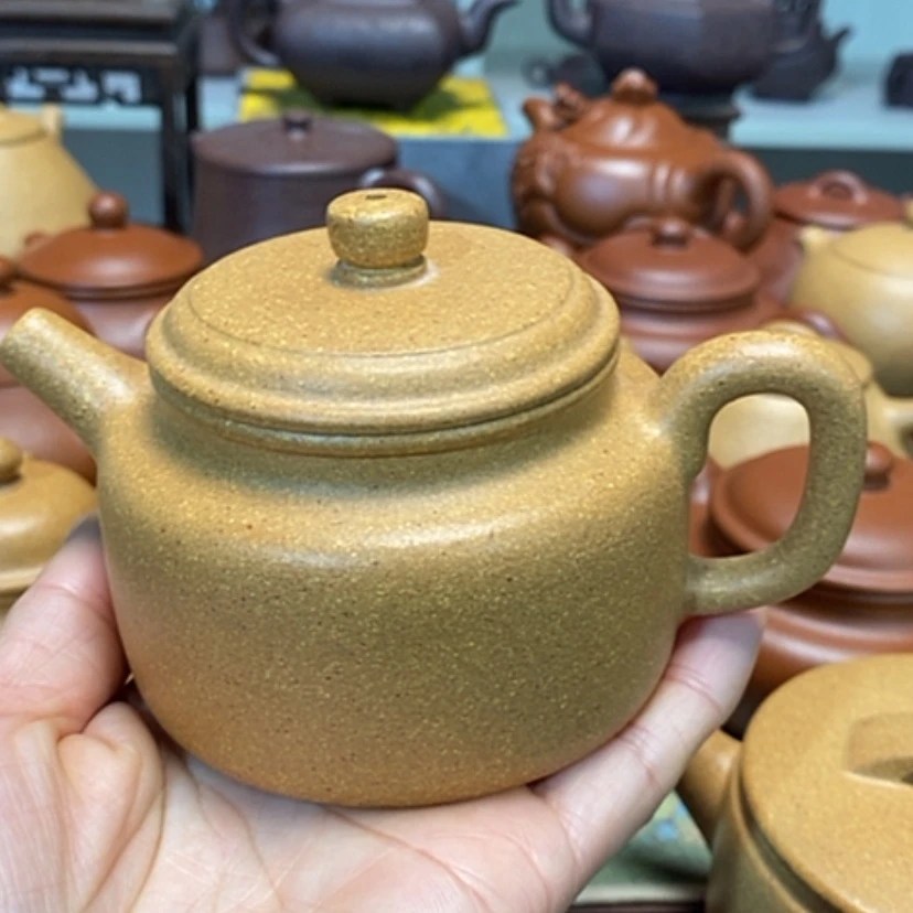 【闪购商品】紫砂茶壶黄金段半手工