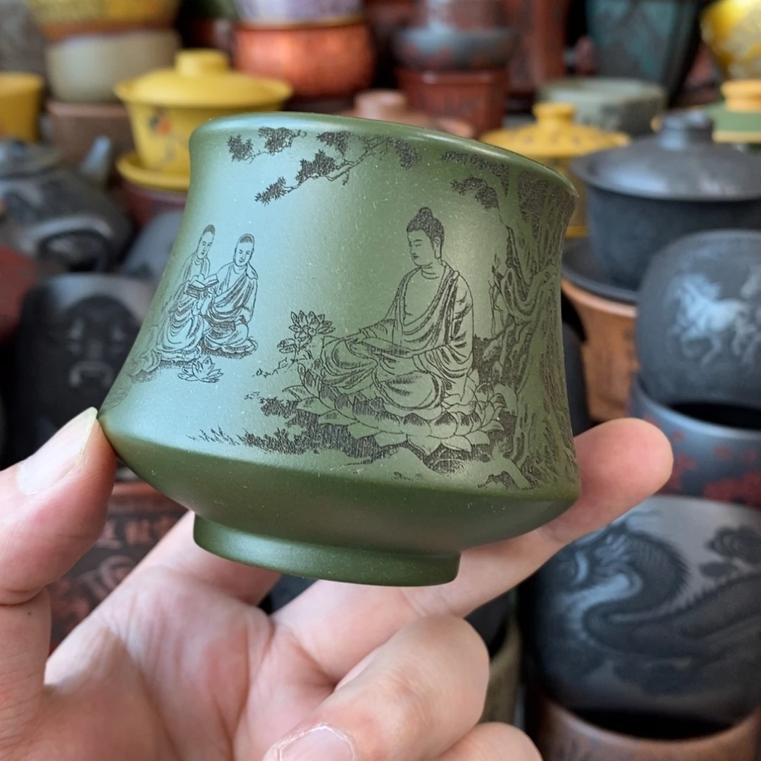 宜兴全手工紫砂杯