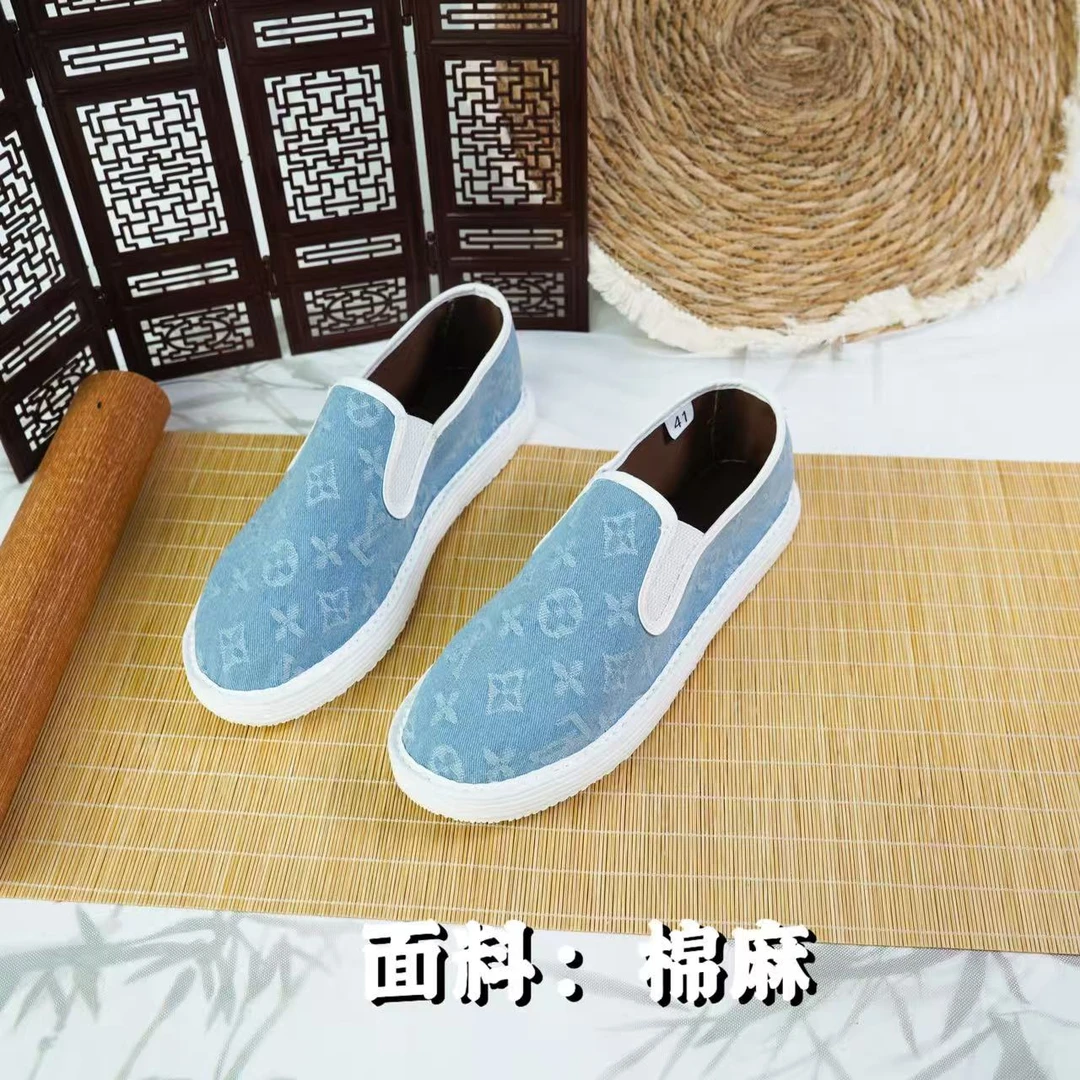秋上新 【秋空-三片】民族风云南软底布鞋纯手工千层底民族绣花鞋