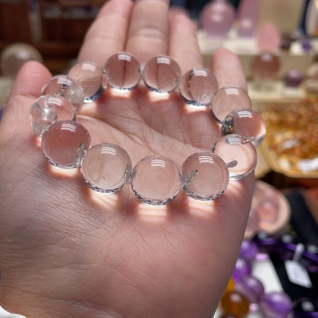 未镶嵌手链水晶白水晶13.6mm