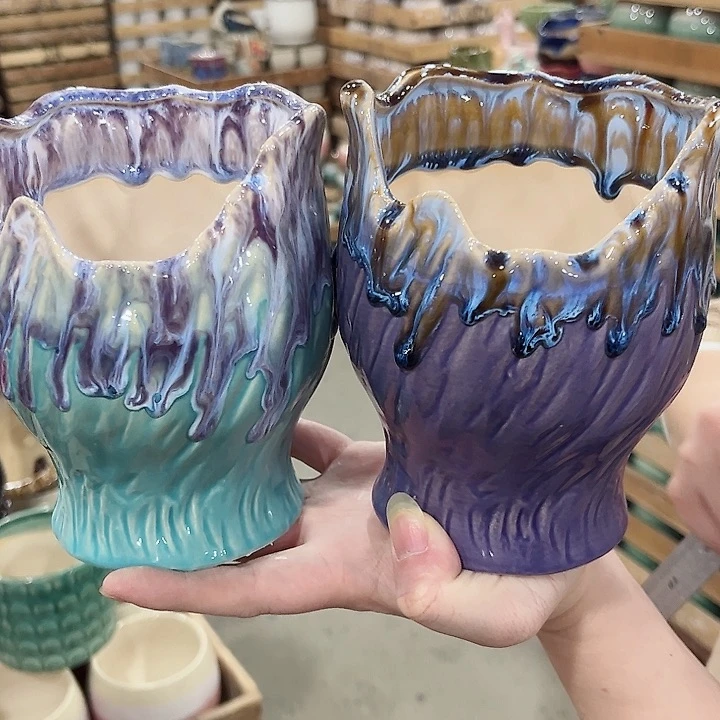 陶瓷陶瓷多肉植物花盆