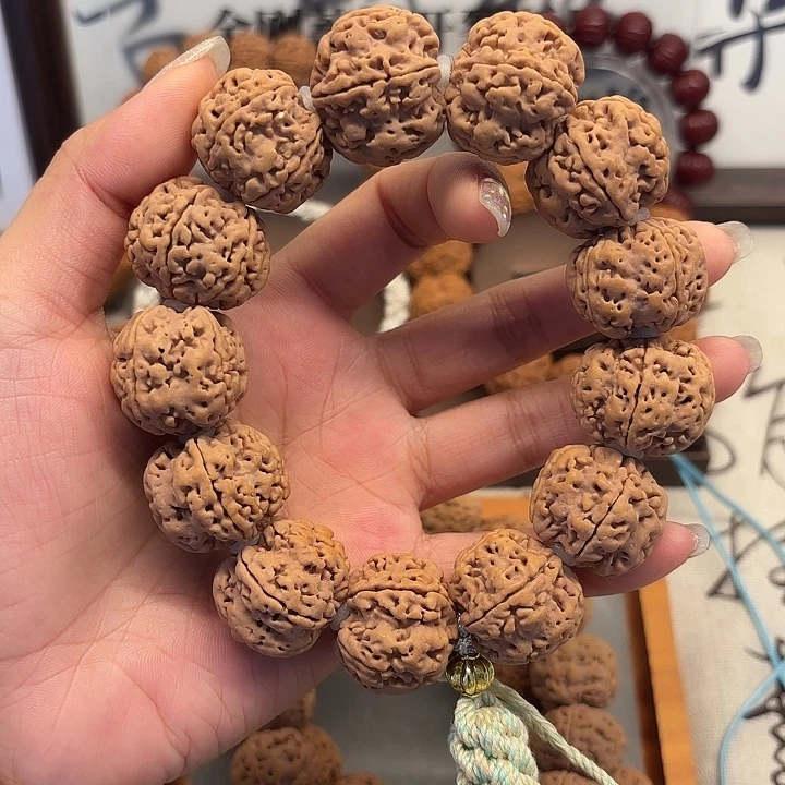 金刚菩提手串深沟立体梅花
